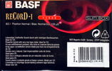 Compact Cassette: BASF  - Record I 74