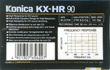 Compact Cassette:  Konica - KX-HR 90