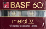 Compact Cassette: BASF  - Metal IV 60