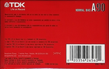 Compact Cassette: TDK  - A 90