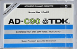 Compact Cassette: TDK  - AD 90