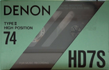 Compact Cassette: Nippon Columbia / Denon Denon - HD7S 74