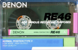 Compact Cassette: Nippon Columbia / Denon Denon - Re 46