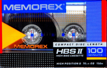 Compact Cassette: Memorex  - HBS II 100