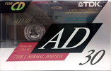 Compact Cassette: TDK  - AD 30