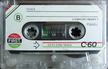 Compact Cassette: Unknown First -  60