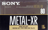 Compact Cassette: Sony  - Metal-XR 80