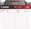 Compact Cassette: BASF  - FE I 100