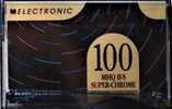 Compact Cassette Melectronic MHQ II-S 100 Type II Chrome 1994 Switzerland