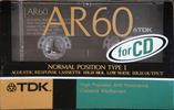 Compact Cassette: TDK  - AR 60