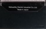 Compact Cassette: Matsushita National - Panasonic RT 60