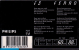 Compact Cassette: Philips  - FS 60