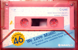 Compact Cassette:  Sanyo - We Love Music 46