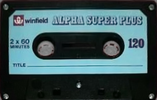 Compact Cassette: Unknown Winfield - Alpha Super Plus 120