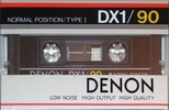 Compact Cassette Denon DX1 90 Type I Normal 1983 Japan