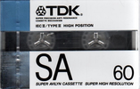 Compact Cassette: TDK  - SA 60