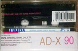 Compact Cassette ONPA AD-X 90 Type I Normal 1990 Worldwide