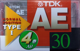 4 pack: TDK  - AE 30