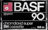 Compact Cassette: BASF  - Chromdioxid Super 90