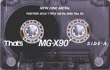 Compact Cassette: Taiyo Yuden Thats - MG-X 90