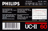 Compact Cassette: Philips  - UC II 60