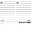 Compact Cassette:  Certron - HD 90