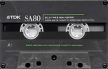 Compact Cassette: TDK  - SA 80