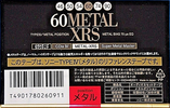 Compact Cassette: Sony  - Metal XRS 60