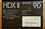 Compact Cassette: Unknown Universum - HDX II 90