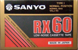 Compact Cassette:  Sanyo - RX 60