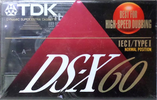 Compact Cassette: TDK  - DS-X 60