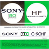 Compact Cassette Sony HF 90 Type I Normal 1972 Europe