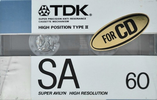 Compact Cassette: TDK  - SA 60