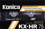 Compact Cassette:  Konica - KX-HR 75