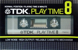 Compact Cassette: TDK  - Play Time 8 8