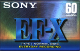 Compact Cassette: Sony  - EF-X 60