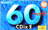 Compact Cassette: Sony  - CDix II 60