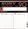 Compact Cassette: Sony  - FeCr 90