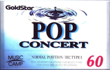 Compact Cassette: GoldStar / LG Goldstar - Pop Concert 60