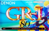 Compact Cassette Denon GR-I 80 "GR-1 80W" Type I Normal 1995 Japan