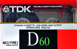 Compact Cassette: TDK  - D 60