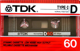 Compact Cassette: TDK  - D 60