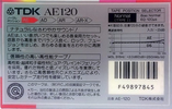 Compact Cassette: TDK  - AE 120