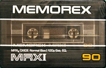 Compact Cassette: Memorex  - MRX I 90