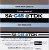 Compact Cassette: TDK  - SA 45