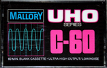 Compact Cassette:  Mallory - UHO 60