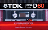 Compact Cassette: TDK  - D 60