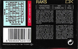 Compact Cassette: RAKS  - DX 46