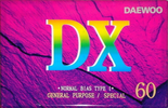 Compact Cassette:  Daewoo - DX 60