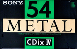 Compact Cassette: Sony  - CDit IV 54